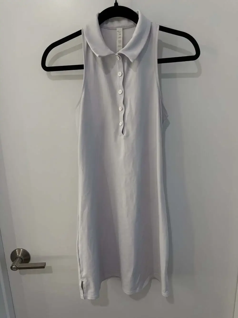 Alo Yoga Grandstand Sleeveless Polo Dress